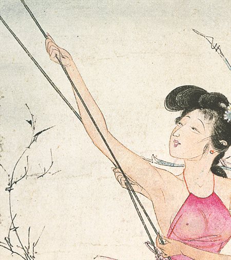 桃源-胡也佛的仕女画和最知名的金瓶梅秘戏图